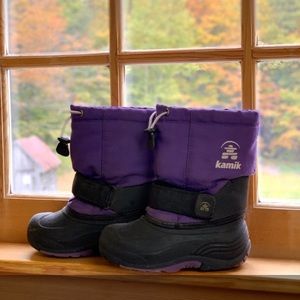 Girls Kids Kamik Winter Lined Warm  Snow